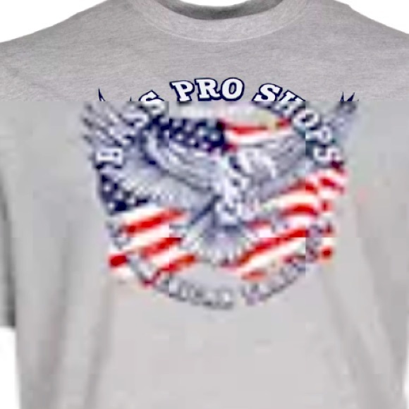 🌻 Bass Pro Shop T-shirt 🇺🇸 Flag 🇺🇸 4th of July 🇺🇸 Patriotic NEW - Picture 1 of 3
